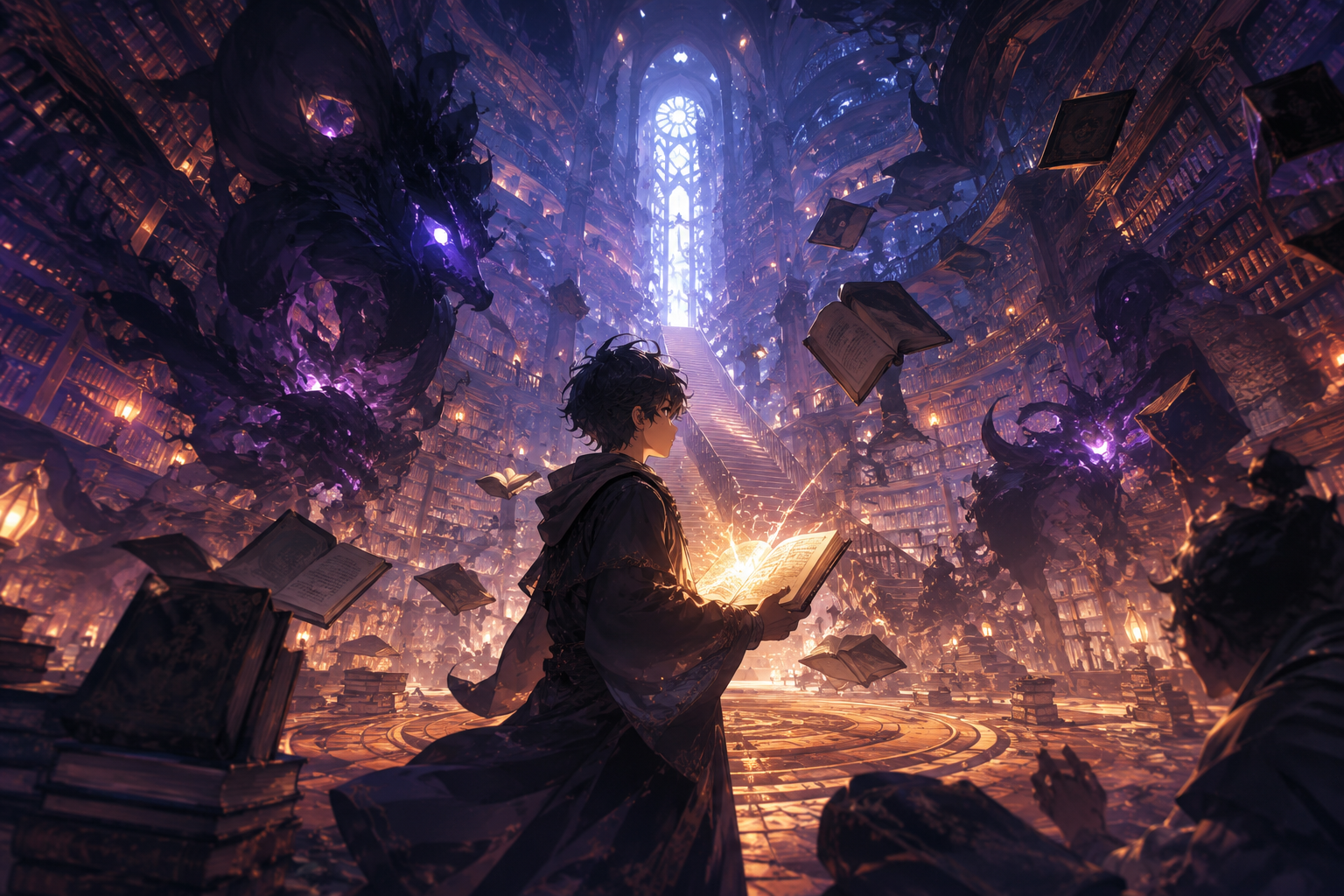 The Library Where Forgotten Dreams Become Monsters | Emotional Fantasy Anime Story