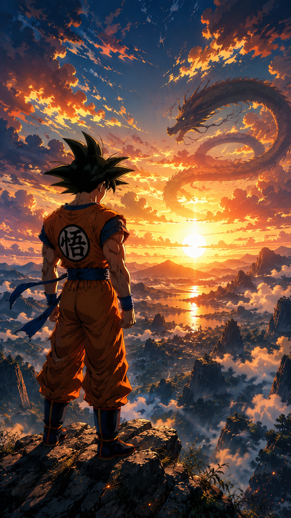 Son Goku 4K HD Mobile Wallpaper | Dragon Ball Z Epic Anime Phone Background